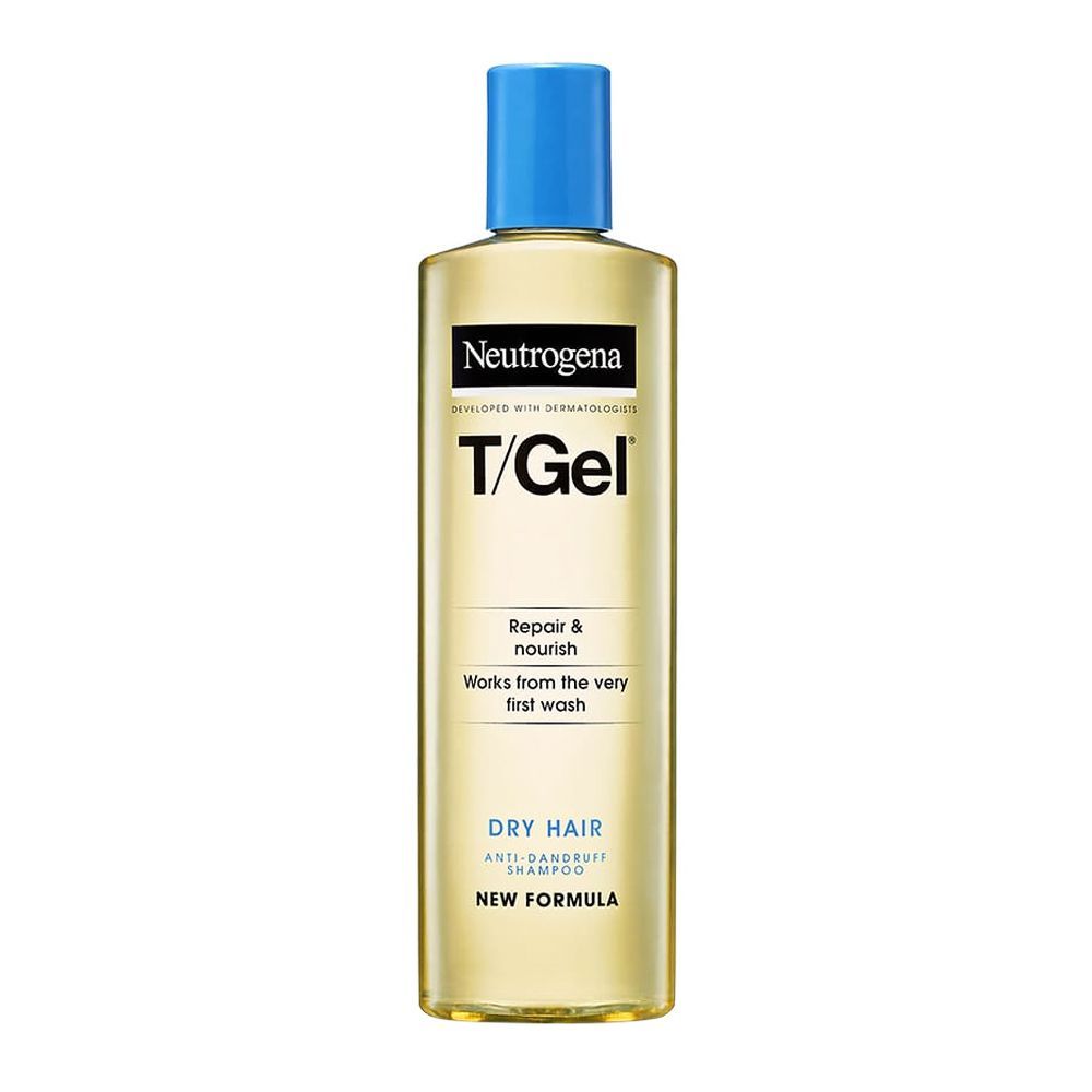 Neutrogena T/Gel Dry Hair Anti-Dandruff Shampoo, Melon & Jasmine, 125ml