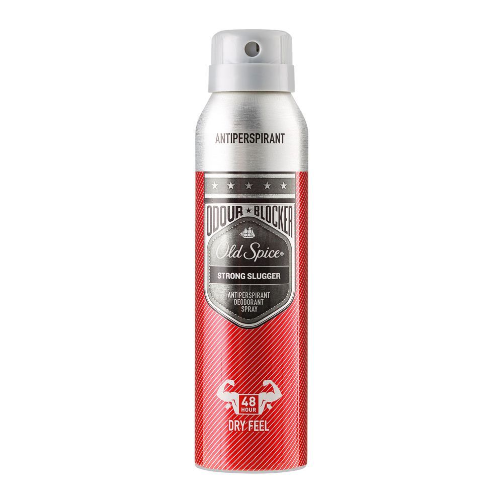 Old Spice 48J Strong Slugger Antiperspirant Deodorant Spray, For Men, 150ml