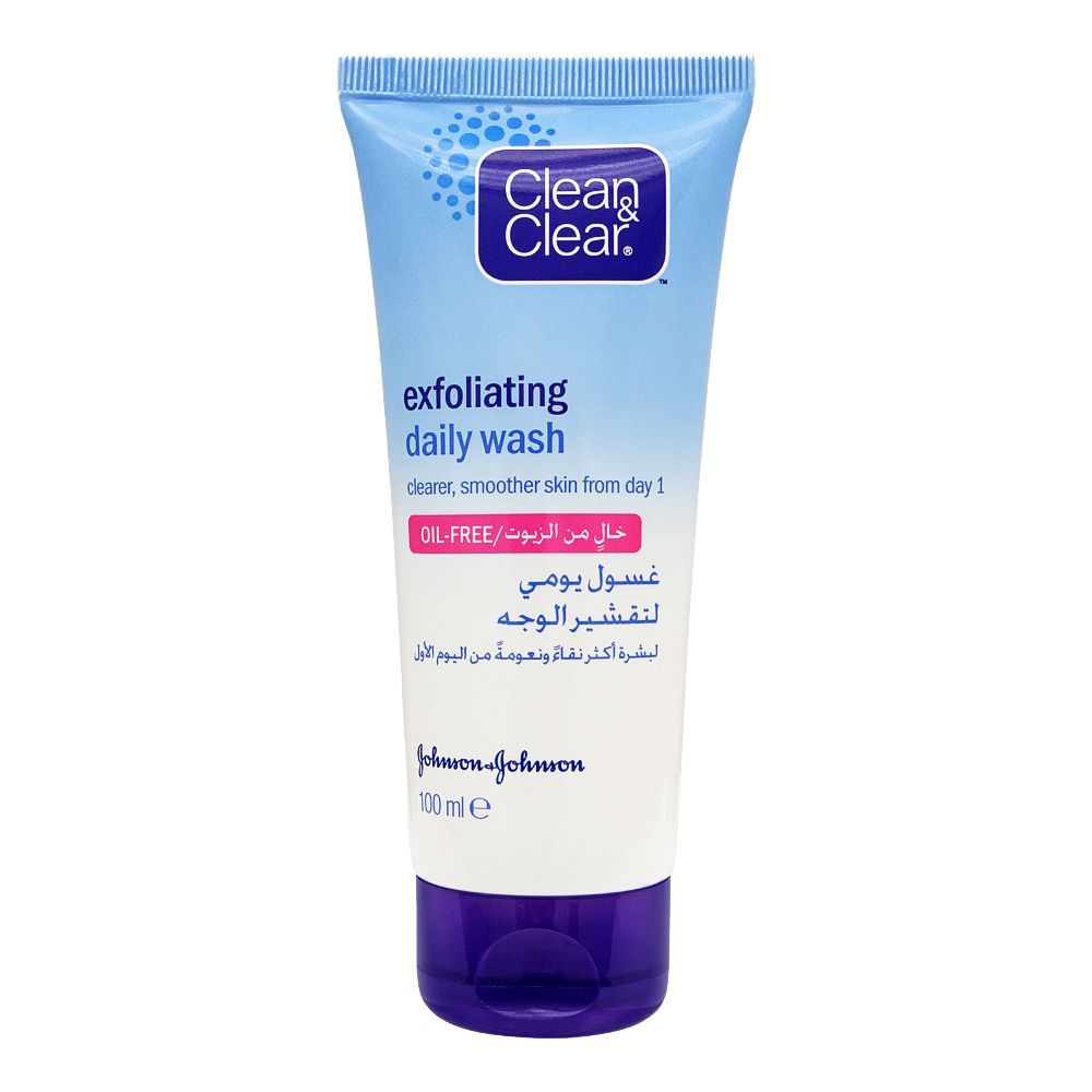 Clean & Clear Exfoliating Daily Wash, Oil-Free, 100ml
