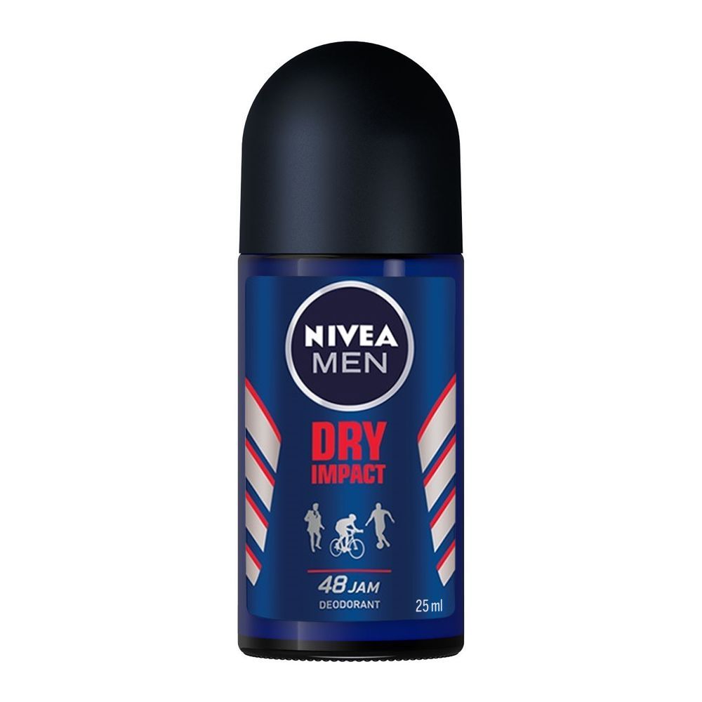 Nivea Men 48H Jam Dry Impact Deodorant Roll On, 25ml