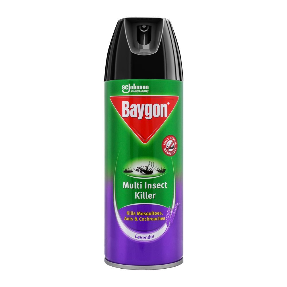 Baygon Multi Insect Killer Spray, Lavender, 300ml