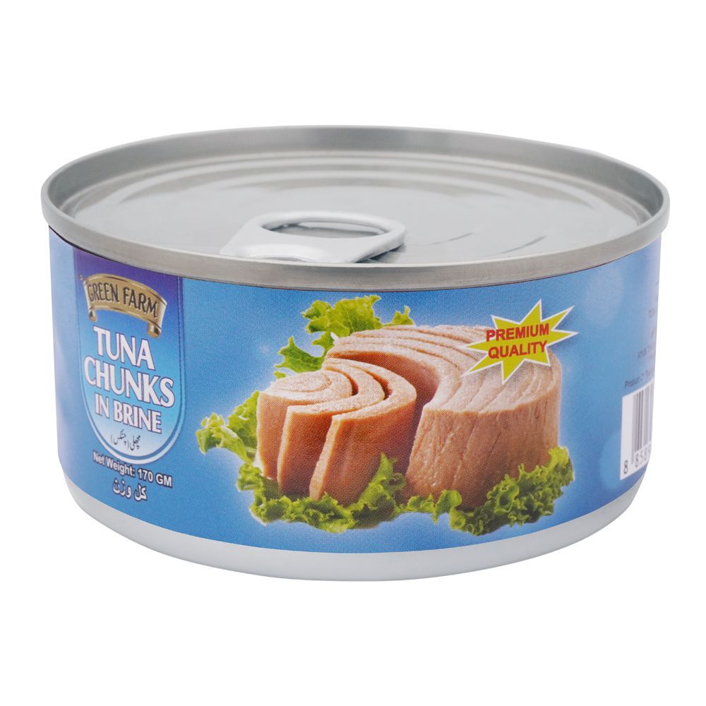 Green Farm Tuna Chunks In Brine, 170g