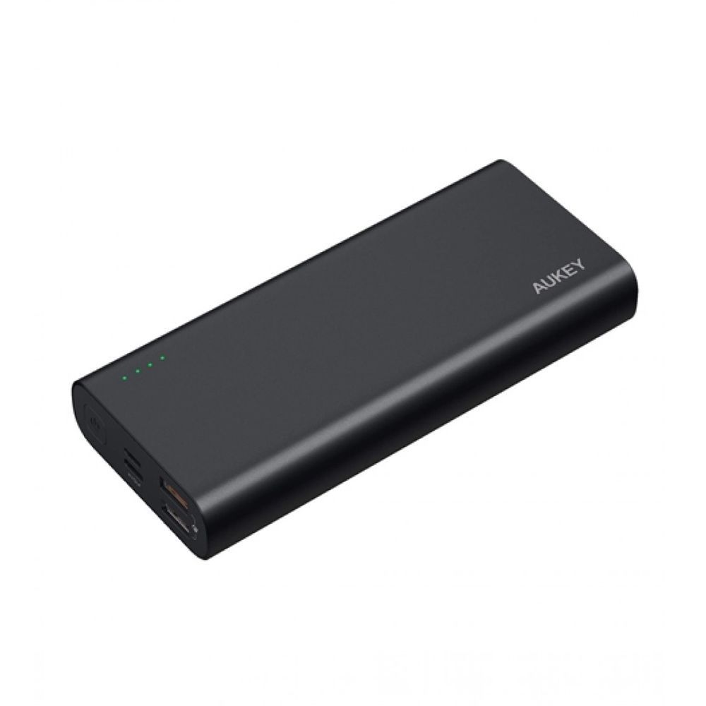 Aukey USB-C Power Bank With Power Delivery, 20000mAh, Black, PB-XD13