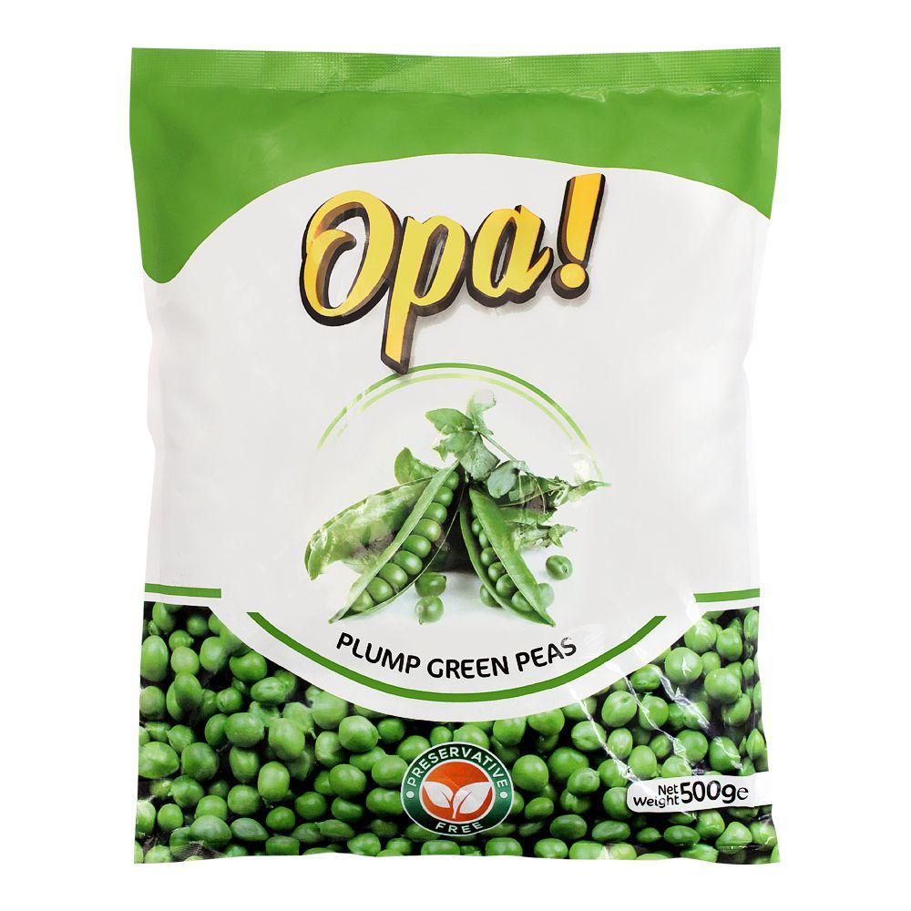 Opa! Frozen Plum Green Peas, 500g