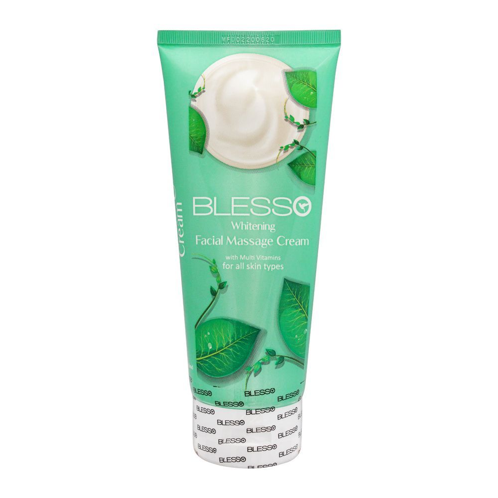 Blesso Whitening Facial Massage Cream, For All Skin Types, 150ml