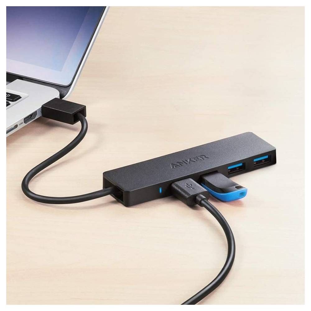 Buy Anker 4-Port Ultra Slim USB 3.0 Data Hub, Black, A7516011 Online At ...