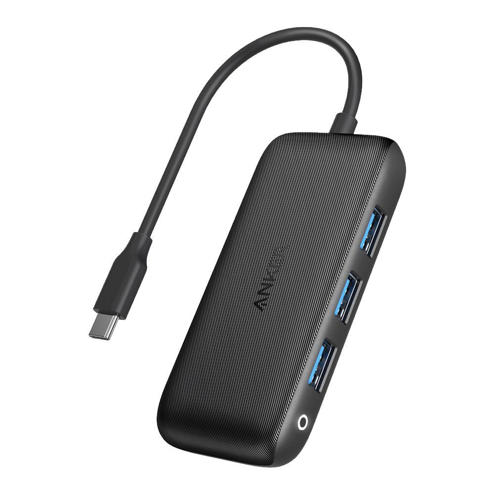 Anker Premium 4-In-1 USB-C Hub, Black, A8321HA1