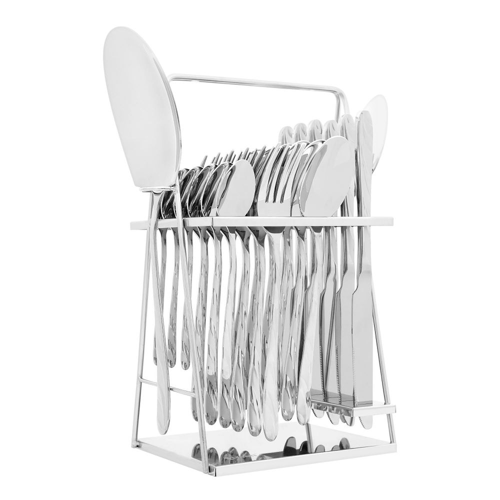 Elegant Stainless Steel Cutlery Set, 26 Pieces, FF26GS-06