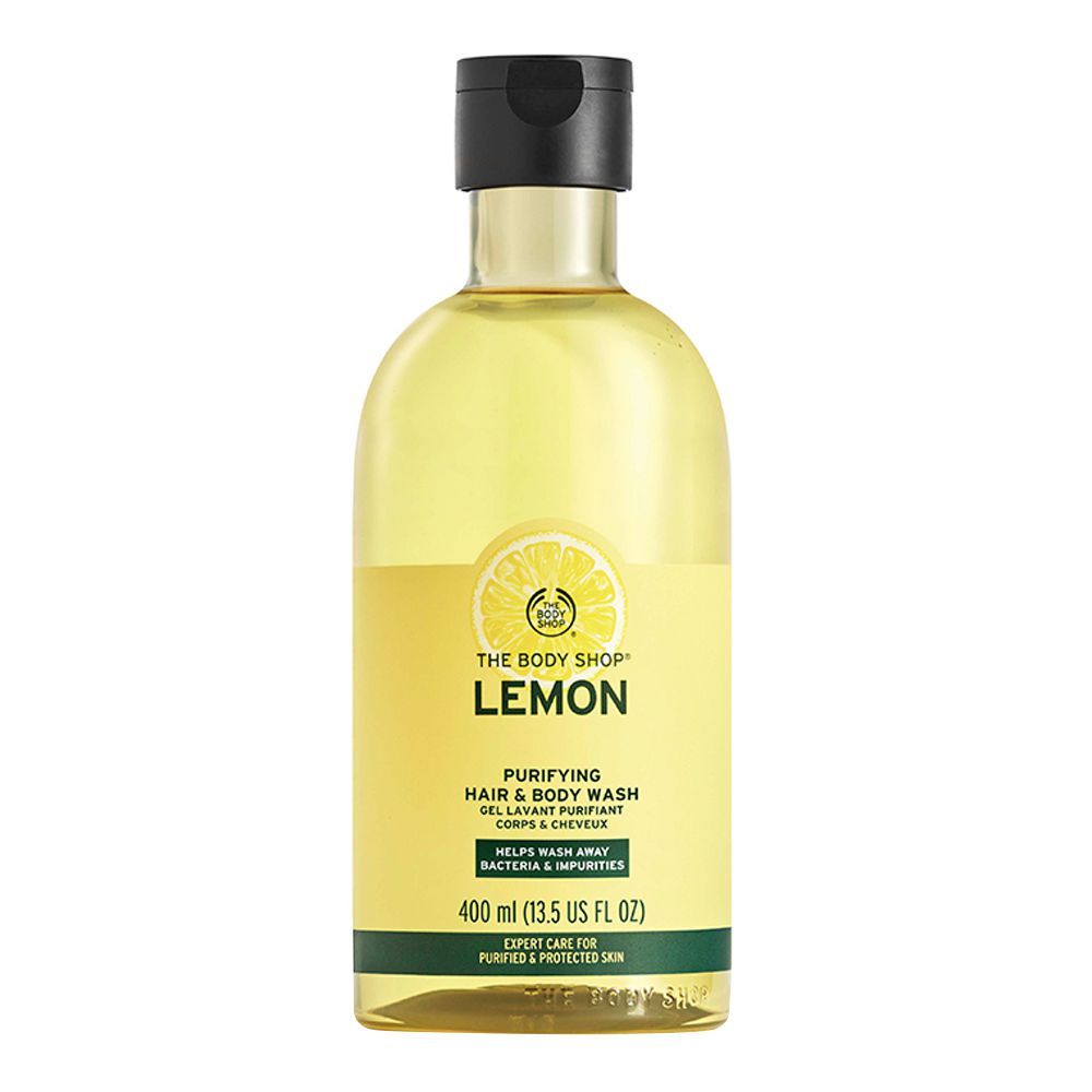 The Body Shop Lemon Purifying Hair & Body Wash, 400ml