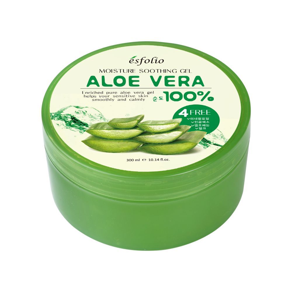 Esfolio 100% Aloe Vera Moisture Soothing Gel, 300ml