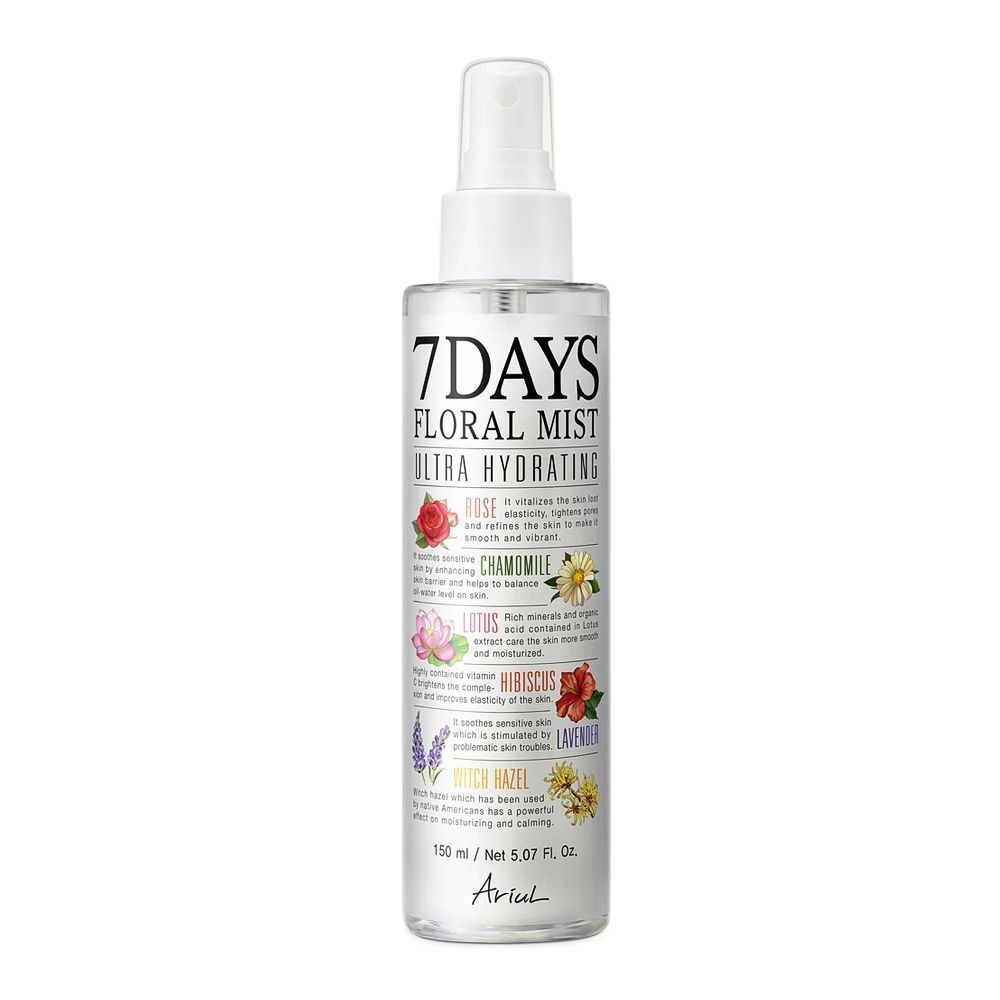 Aruil 7days Ultra Hydrating Floral Face Mist, 150ml