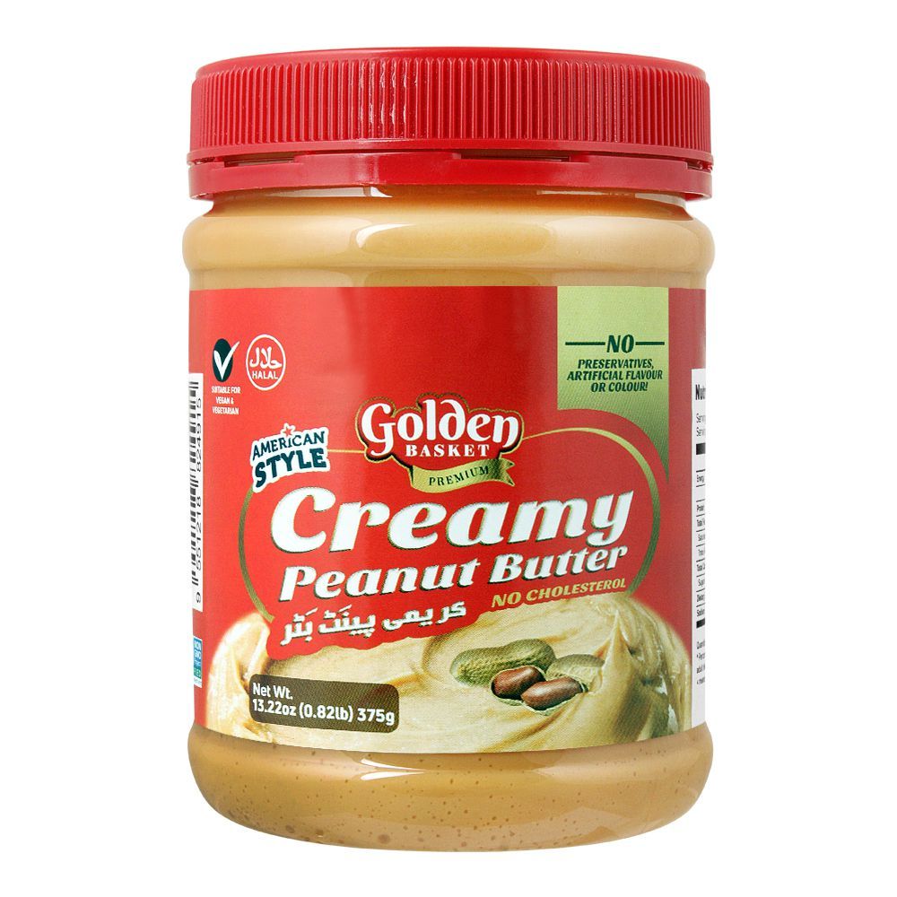 Golden Basket Peanut Butter Creamy, 375g