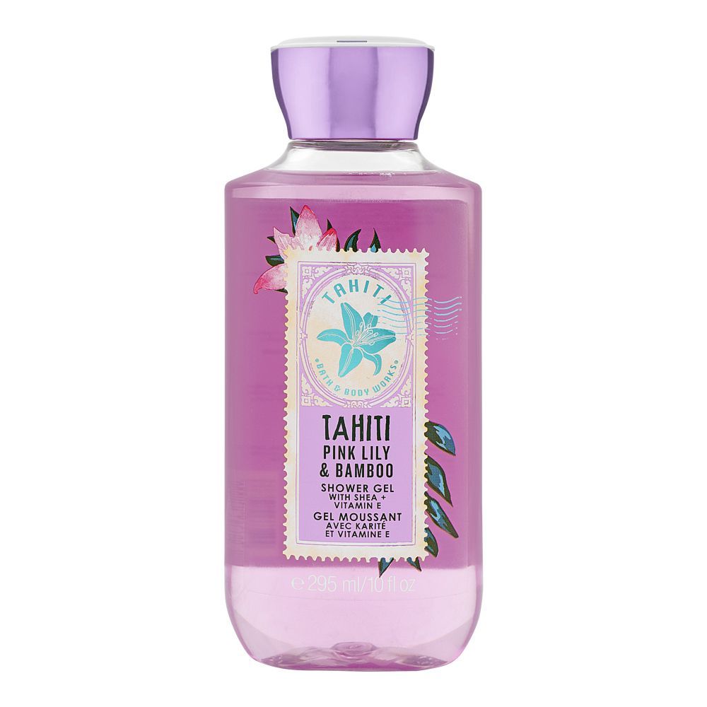 Bath & Body Works Tahiti Pink Lily & Bamboo Shower Gel, 295ml