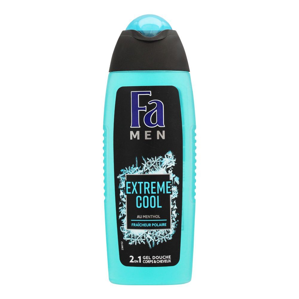 Fa Men Extreme Cool Menthol 2-In-1 Hair & Body Shower Gel, 250ml