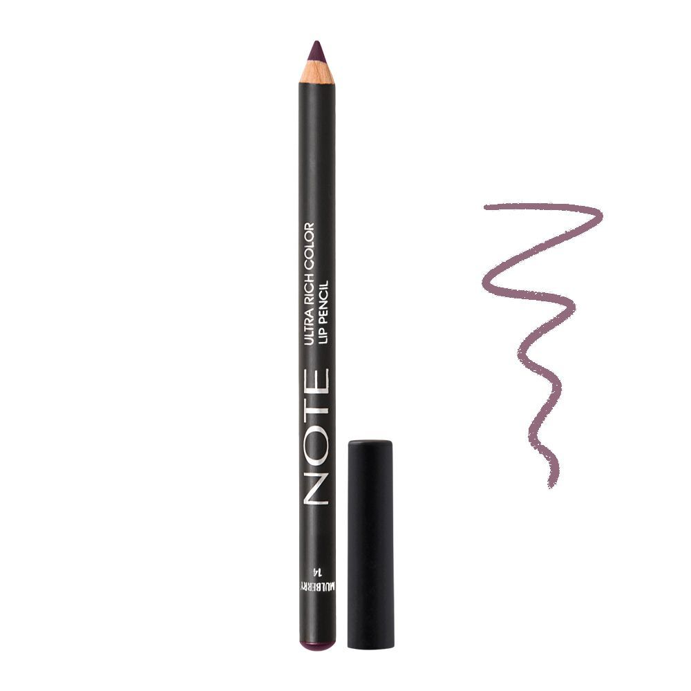 J. Note Ultra Rich Color Lip Pencil, 14 Mulberry
