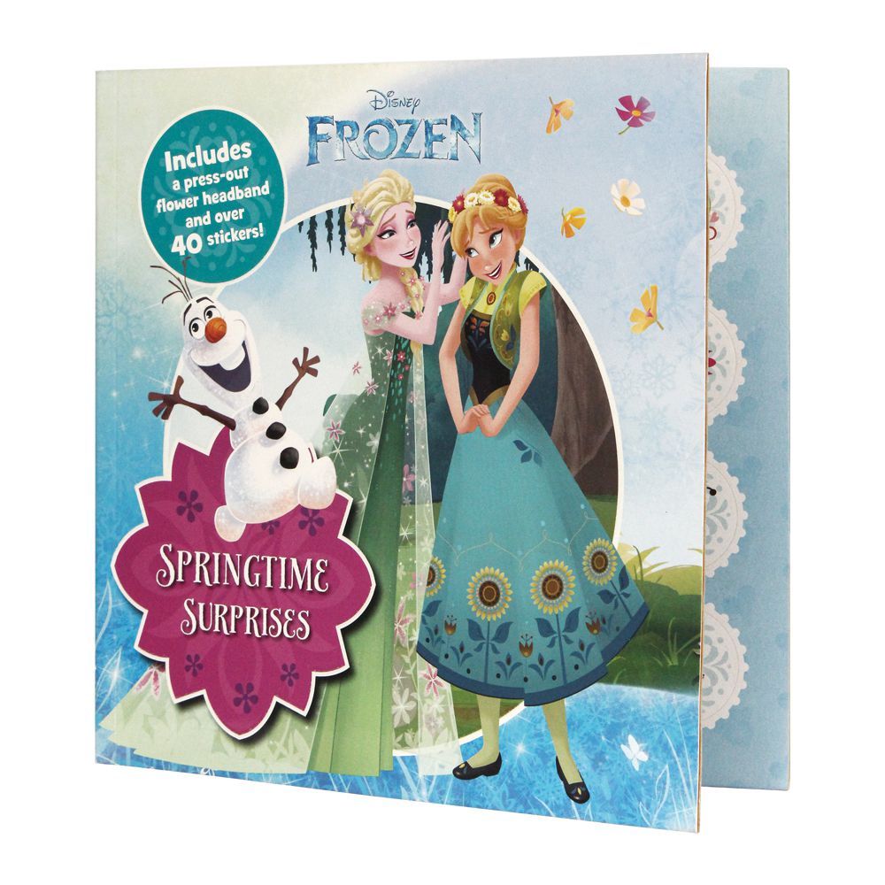 Springtime Surprises: Includes A Press-Out Flower Headband And Over 40 Stickers! Book