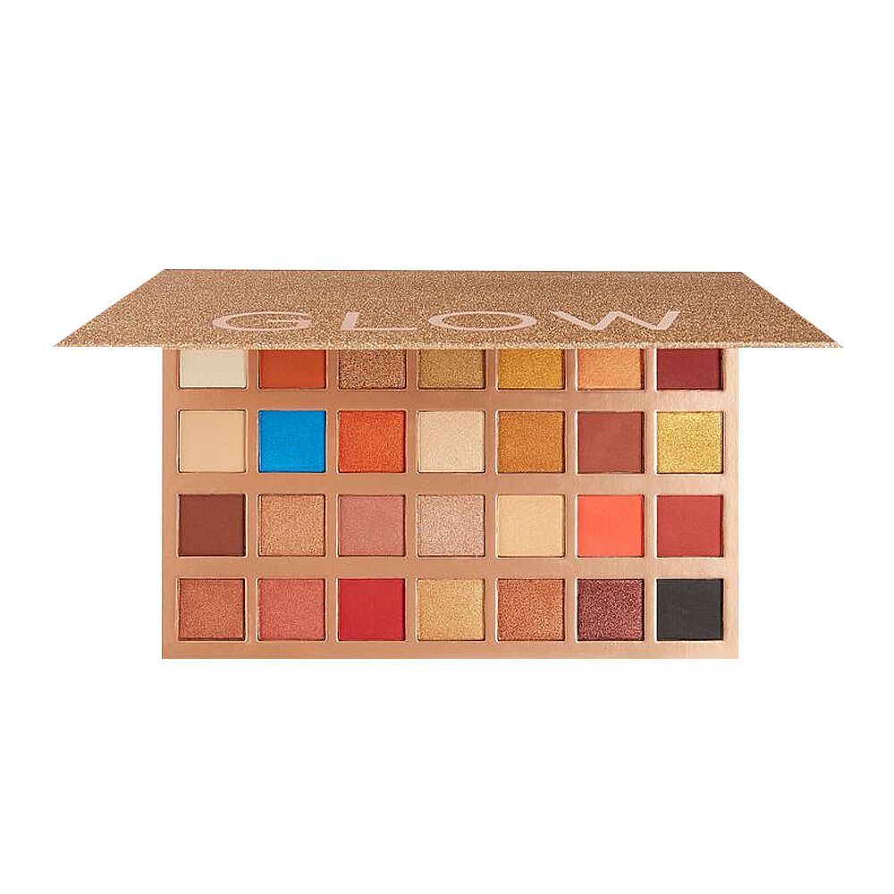 Makeup Revolution Glow Eyeshadow Palette, 28-Shades