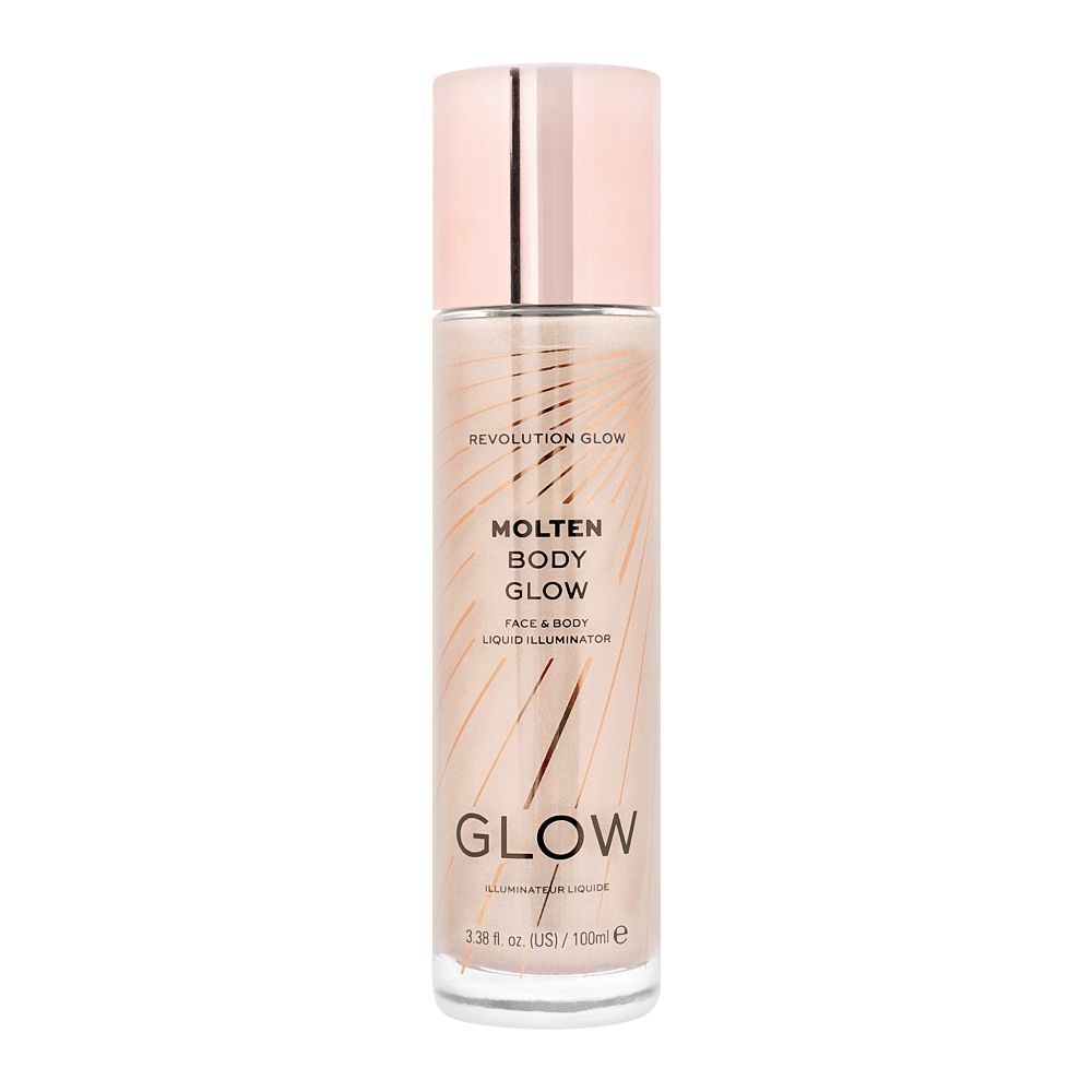 Makeup Revolution Glow Molten Body Glow Face & Body Liquid illuminator, 100ml