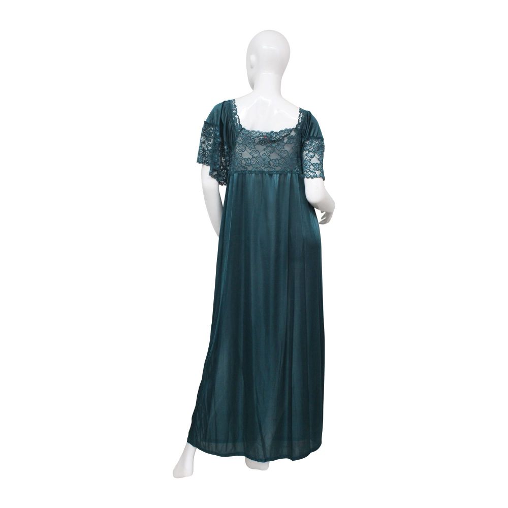 Order Belleza Nighty Single Long Gown, Green, 011 Online at Best Price ...