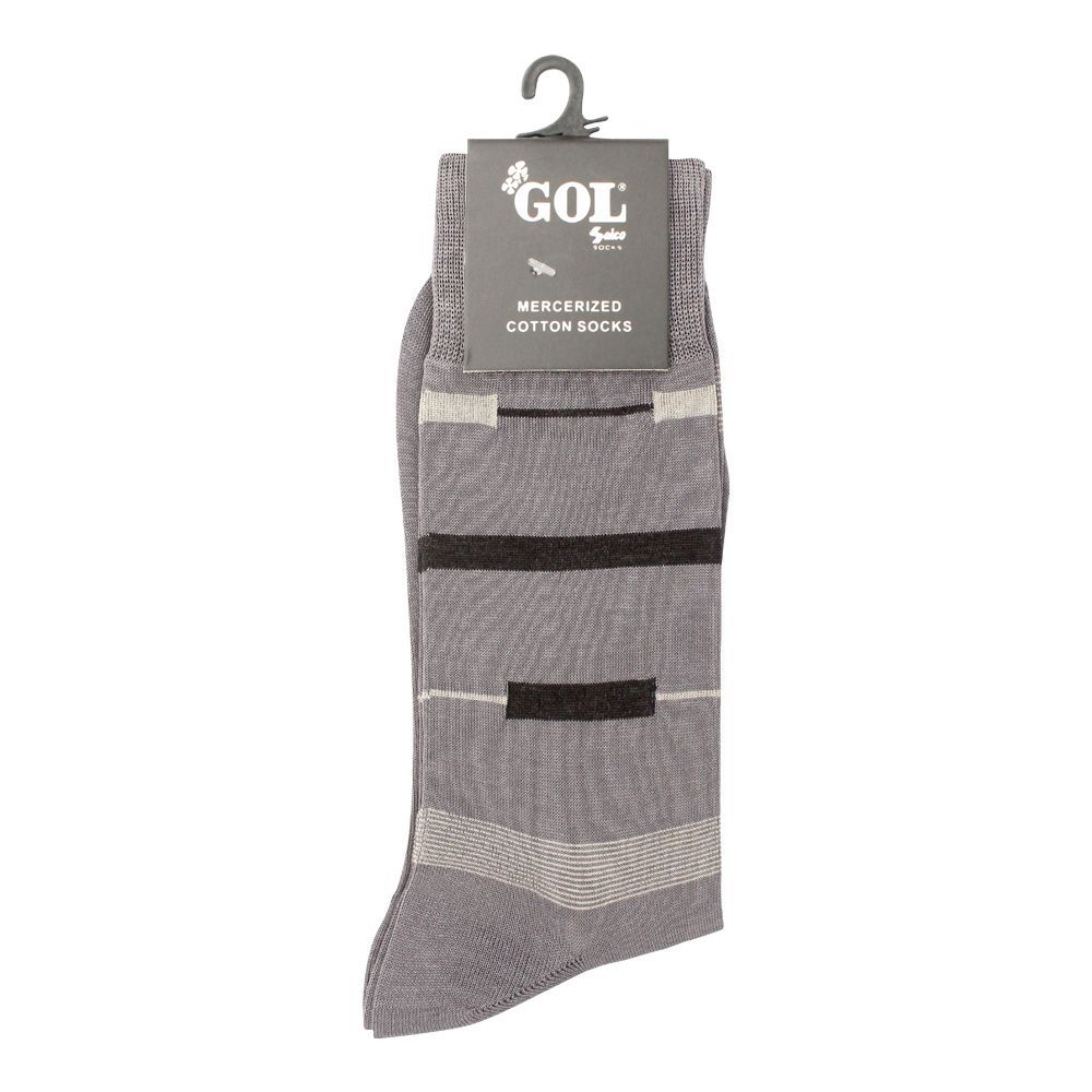 Gol Mercerized Cotton Socks, Grey