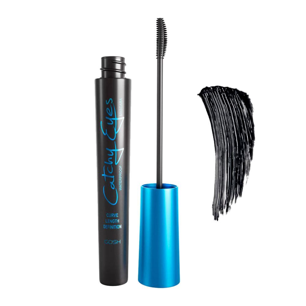 Gosh Catchy Eyes Curve Length Definition Waterproof Mascara, Black