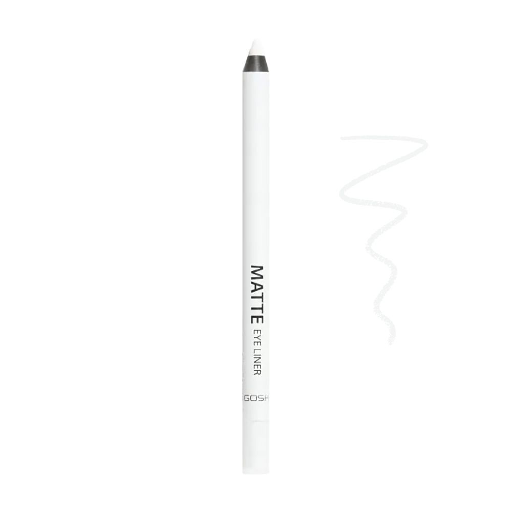 Gosh Waterproof Matte Eye Liner, 001 Dover White