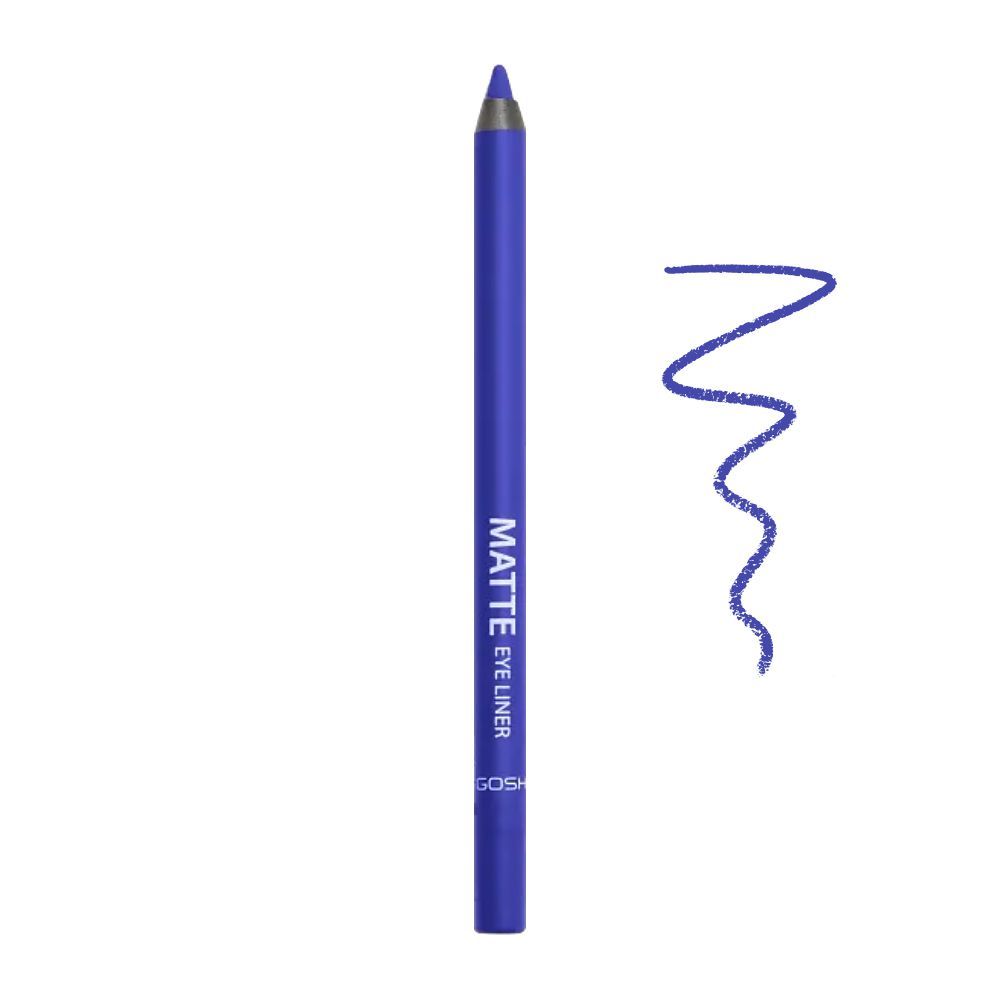 Gosh Waterproof Matte Eye Liner, 008 Crazy Blue