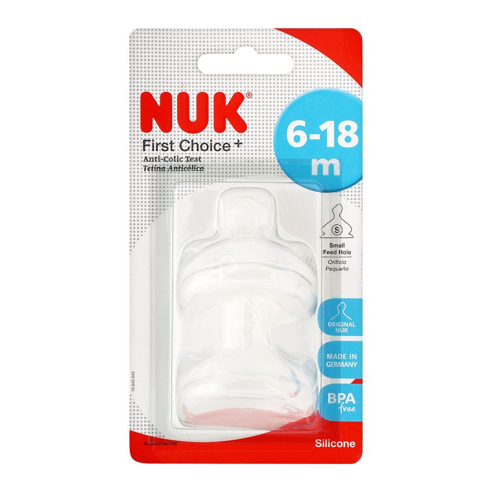 Nuk First Choice Teat Silicone, 6-18m, 10721264