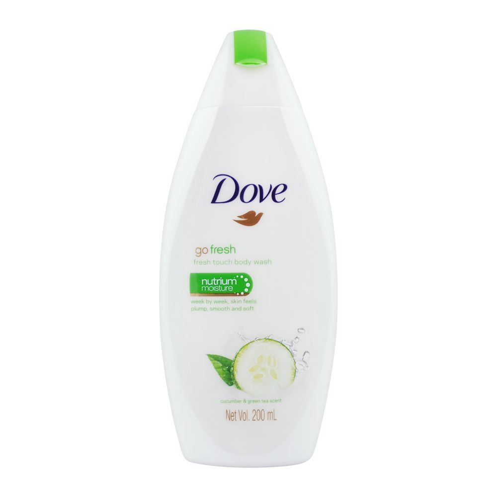 Dove Go Fresh Cucumber & Green Tea Scent Body Wash, 200ml
