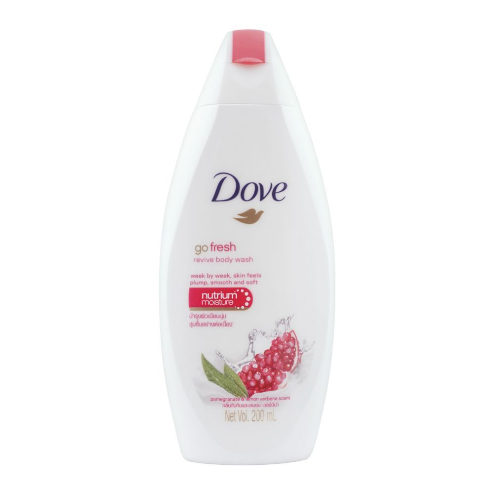 Dove Go Fresh Pomegranate & Lemon Verbena Scent Body Wash, 200ml