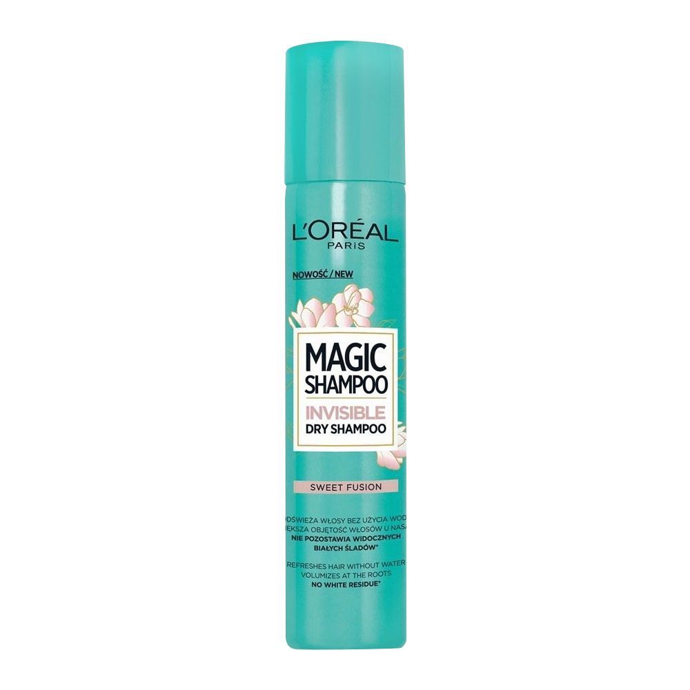 L'Oreal Paris Magic Invisible Dry Shampoo, Sweet Fusion, 200ml