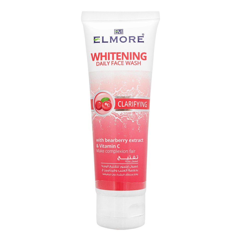 Elmore Clarifying Bearberry & Vitamin C Whitening Daily Face Wash, 75ml