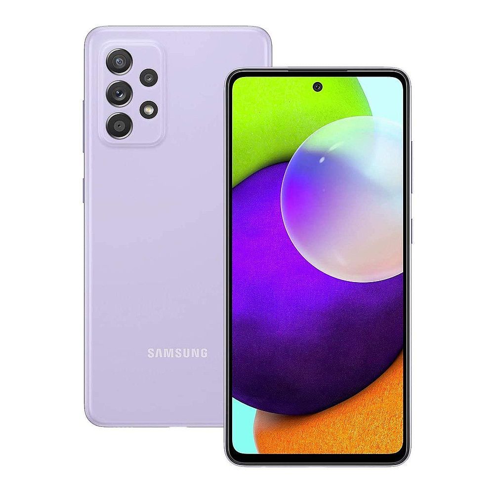 Samsung Galaxy A52 Smartphone, 8GB/128GB, Awesome Violet, SM-A52F/DF