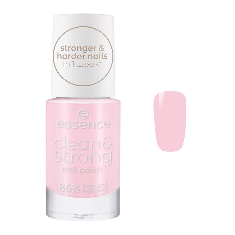 Essence Clean & Strong Nail Polish, 01 Pink Clouds (Sheer)