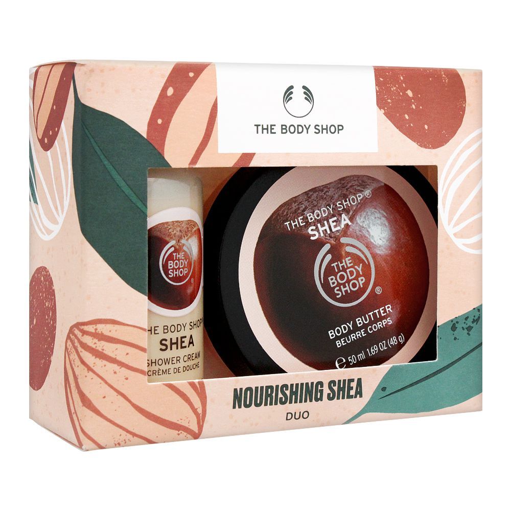 The Body Shop Nourishing Shea Duo Gift, Shower Gel + Body Butter, 97749