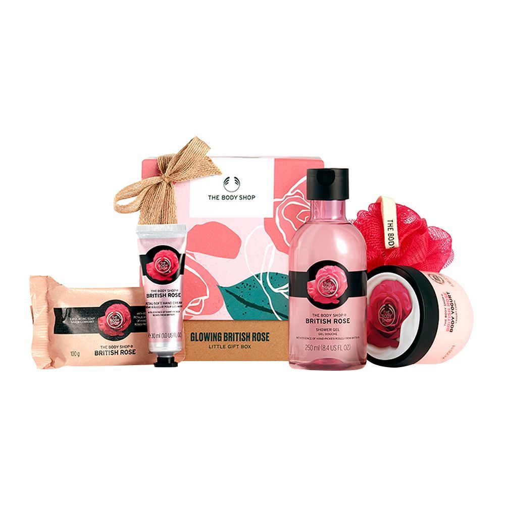 The Body Shop Glowing British Rose Little Gift Box, 97760