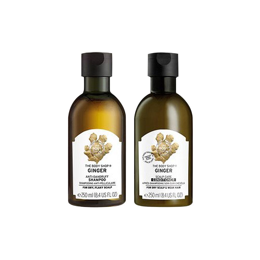 The Body Shop Shake & Swish Ginger Haircare Duo Gift, Shampoo + Conditioner, 97782