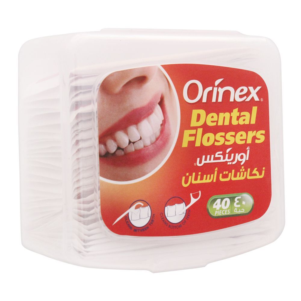 Orinex Dental Flossers, 40-Pack, JS-2040B2