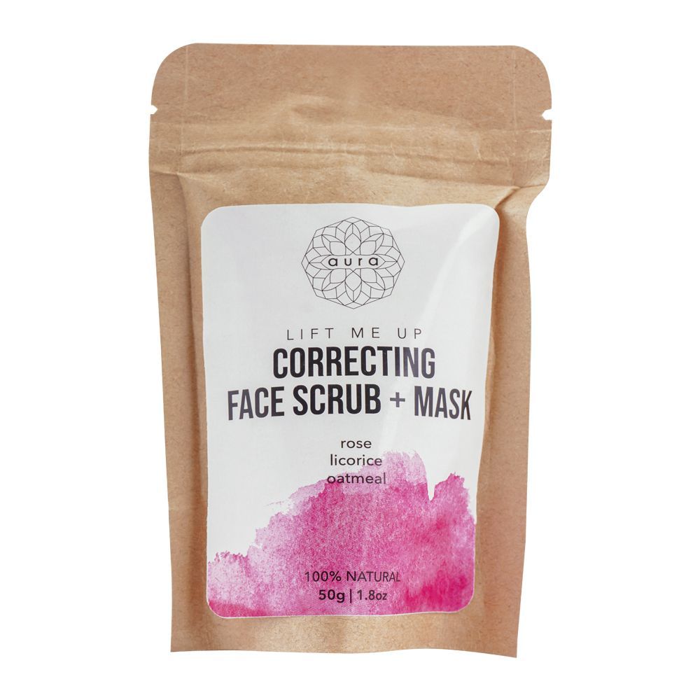 Aura Lift Me Up Correcting Face Scrub + Mask, 50g