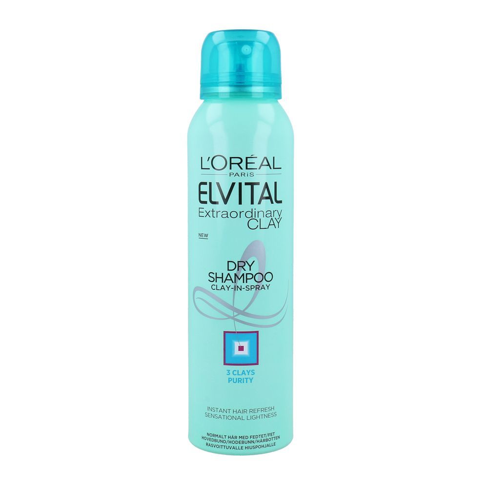 L'Oreal Paris Elvital Extraordinary Clay Dry Shampoo, 150ml