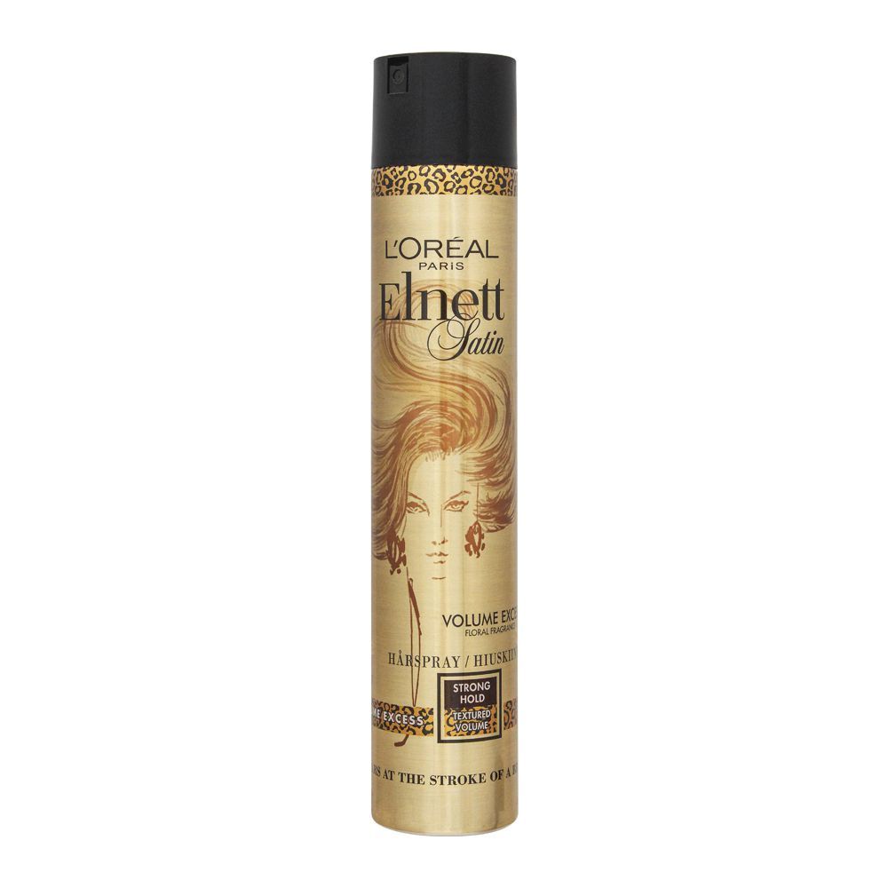 L'Oreal Paris Elnett Satin Volume Excess Hair Spray, Strong Hold, 400ml