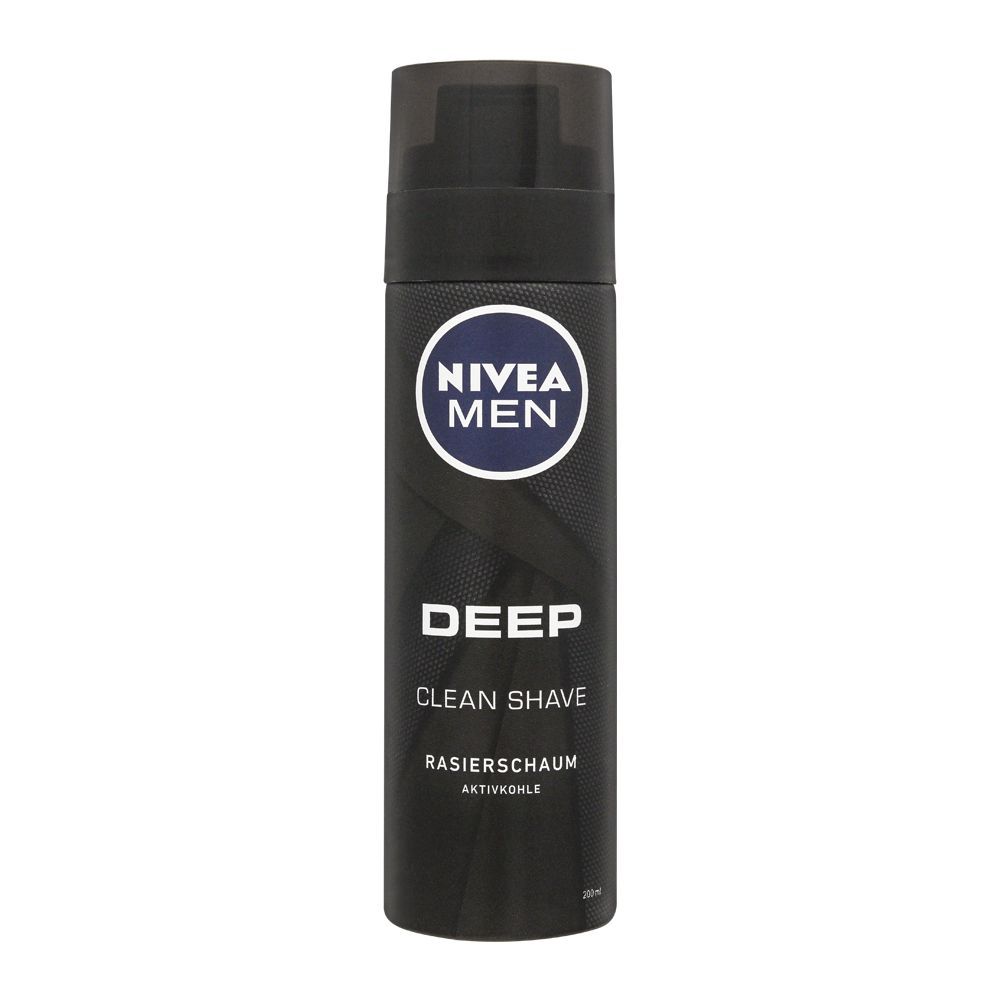 Nivea Men Deep Clean Shave Shaving Foam, 200ml