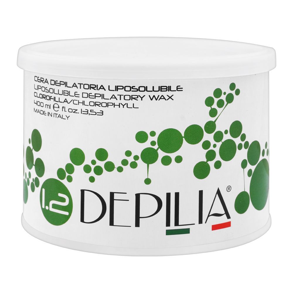 Depilia Chlorophyll 1.2 Liposoluble Depilatory Wax, 400ml