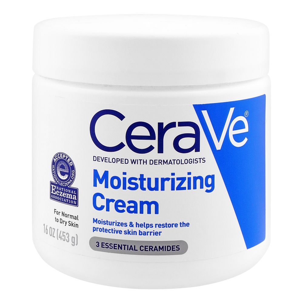 CeraVe Moisturising Cream, Normal To Dry Skin, 453g