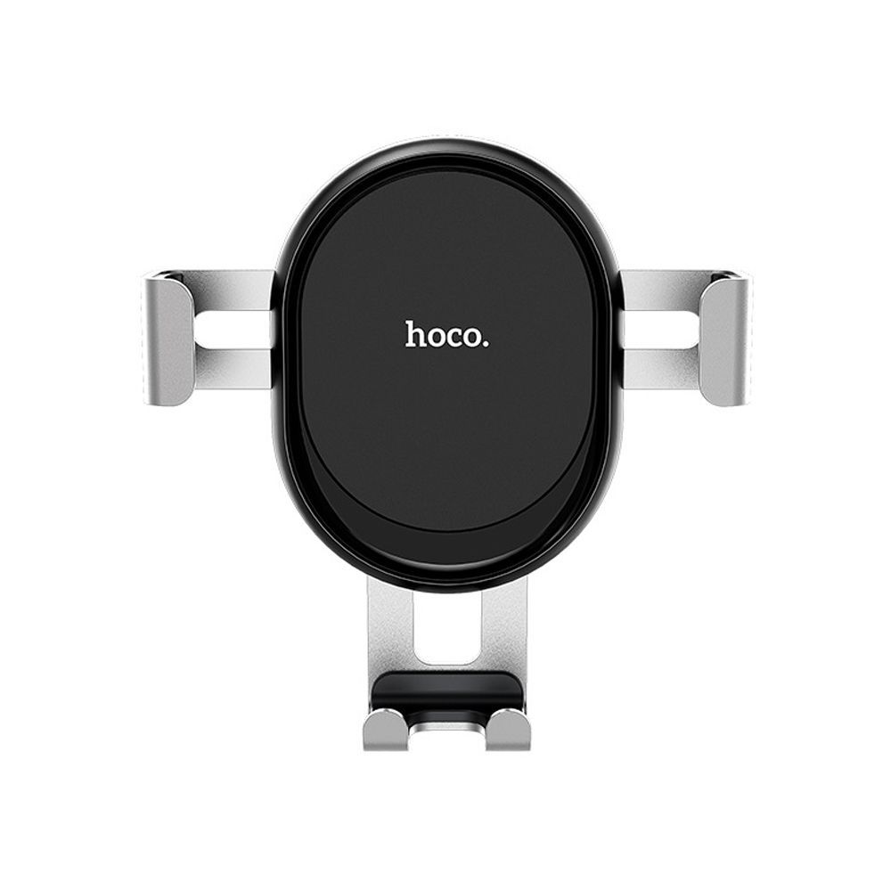 Hoco CA56 Metal Armour Air Outlet Gravity Care Mobile Holder, Black Silver