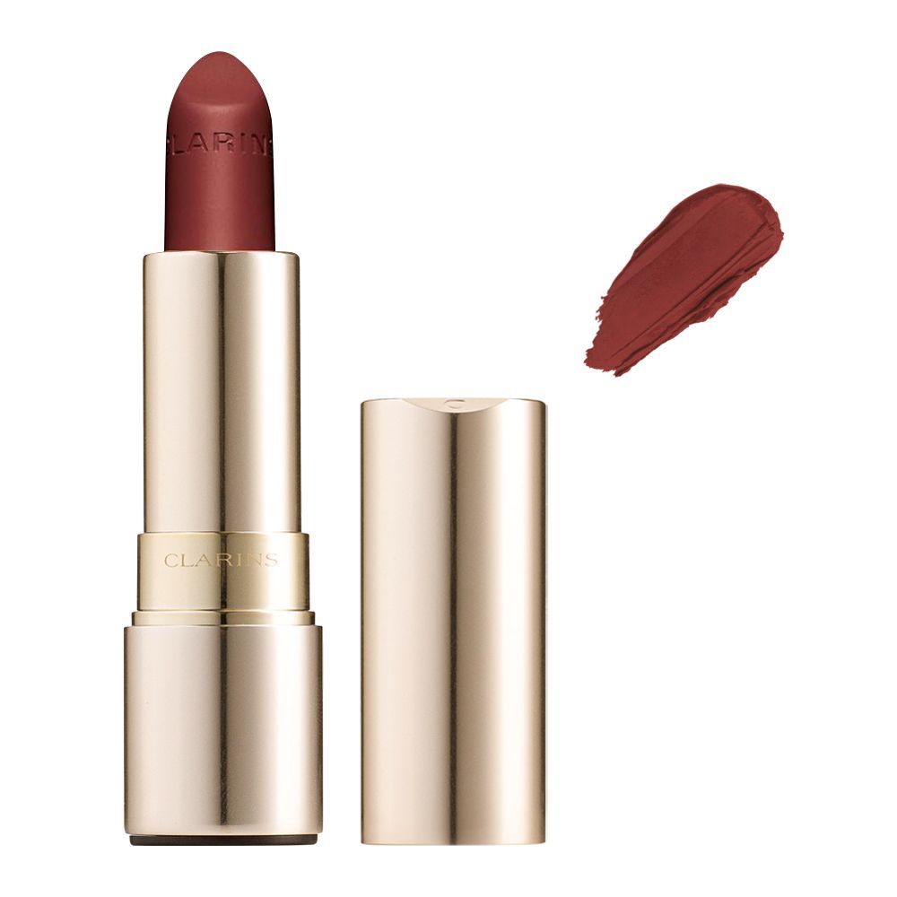 Clarins Paris Joli Rouge Velvet Matte & Moisturizing Long-Wearing Lipstick, 706V Fig