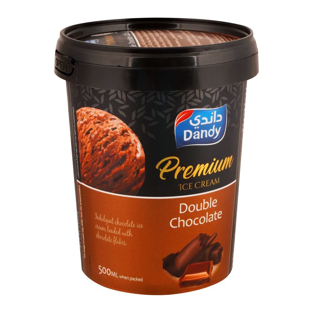 Dandy Premium Double Chocolate Ice Cream 500ml