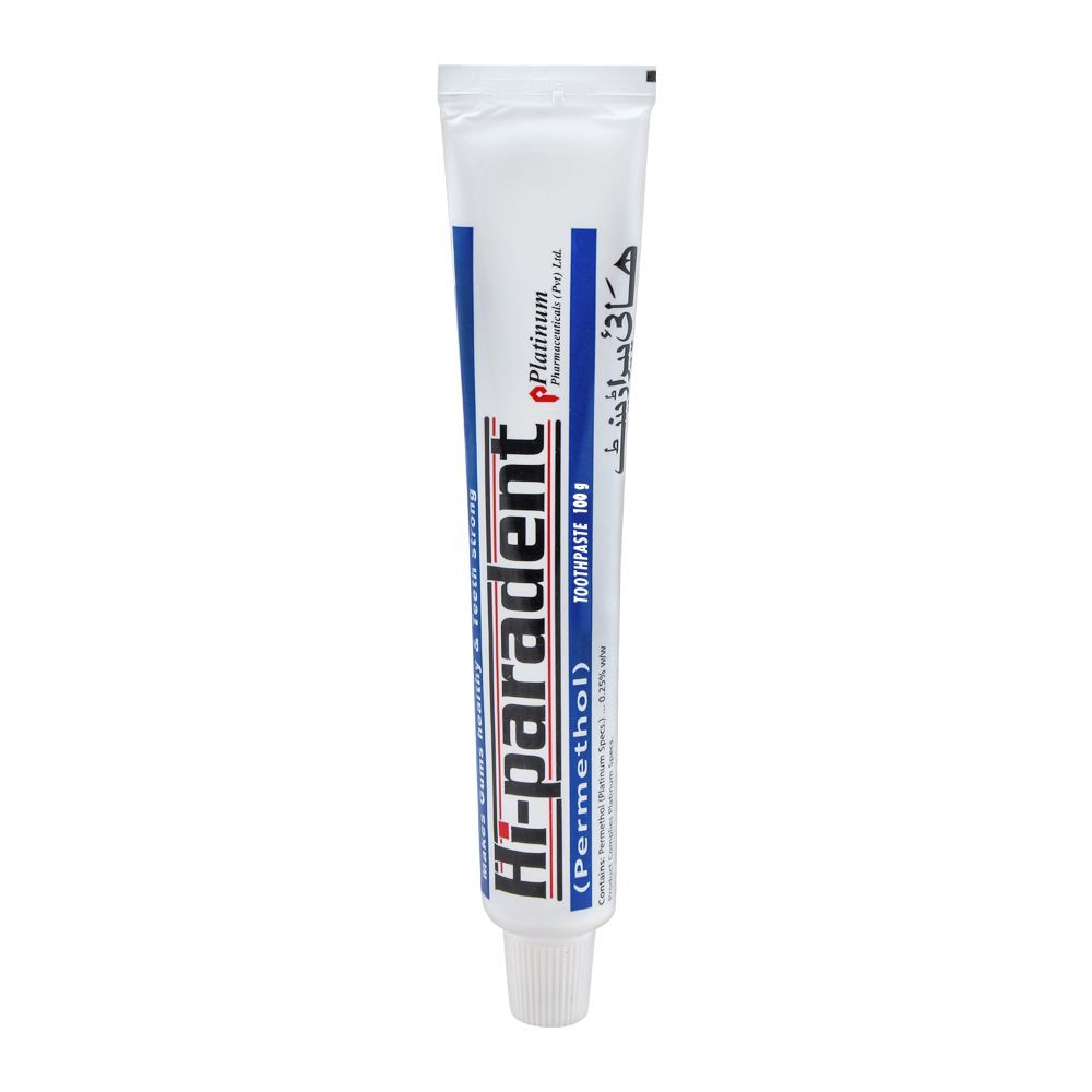 Hi-Paradent Permethol Toothpaste, 100g