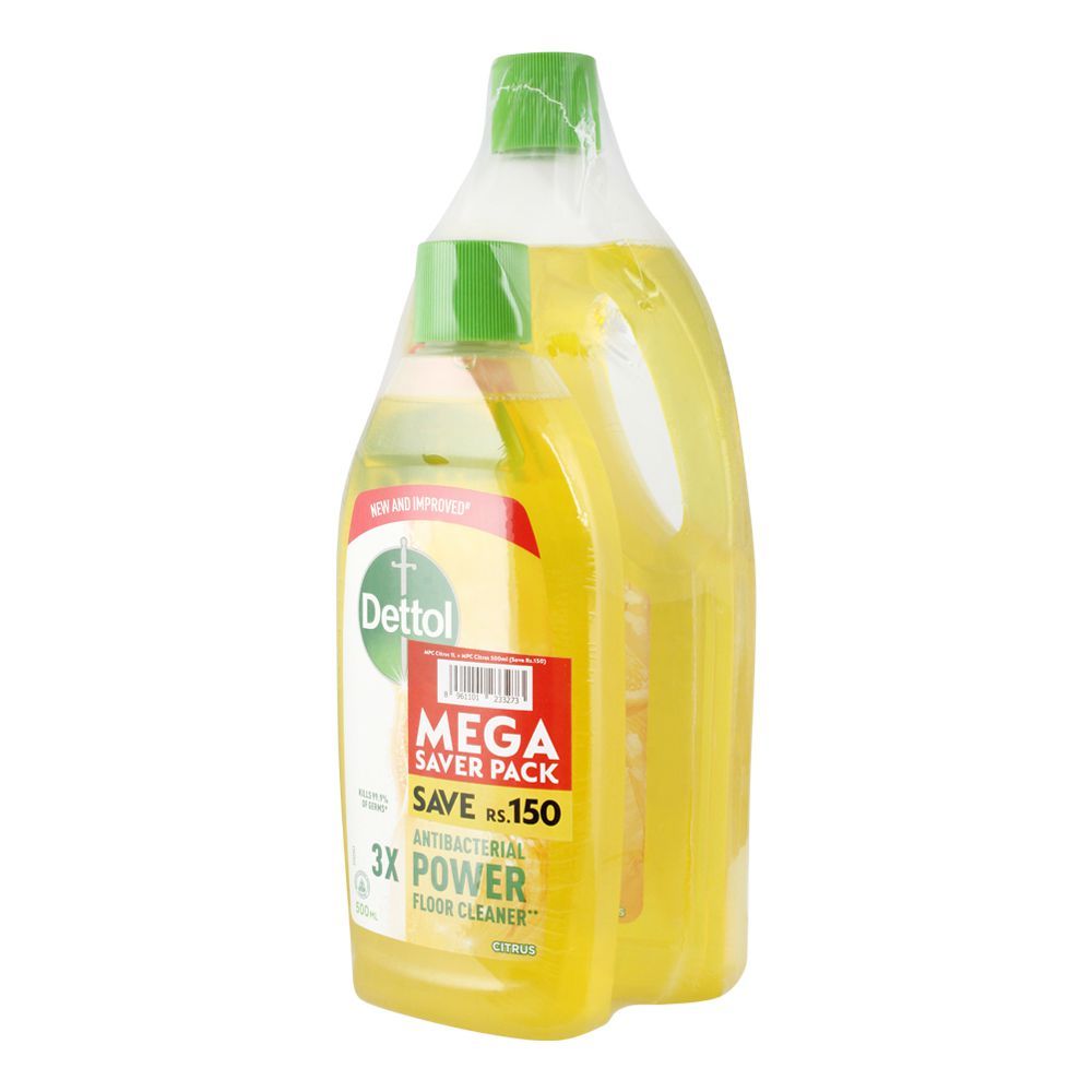 Dettol Multi-Purpose Citrus Cleaner, Mega Saver Pack, 1000ml