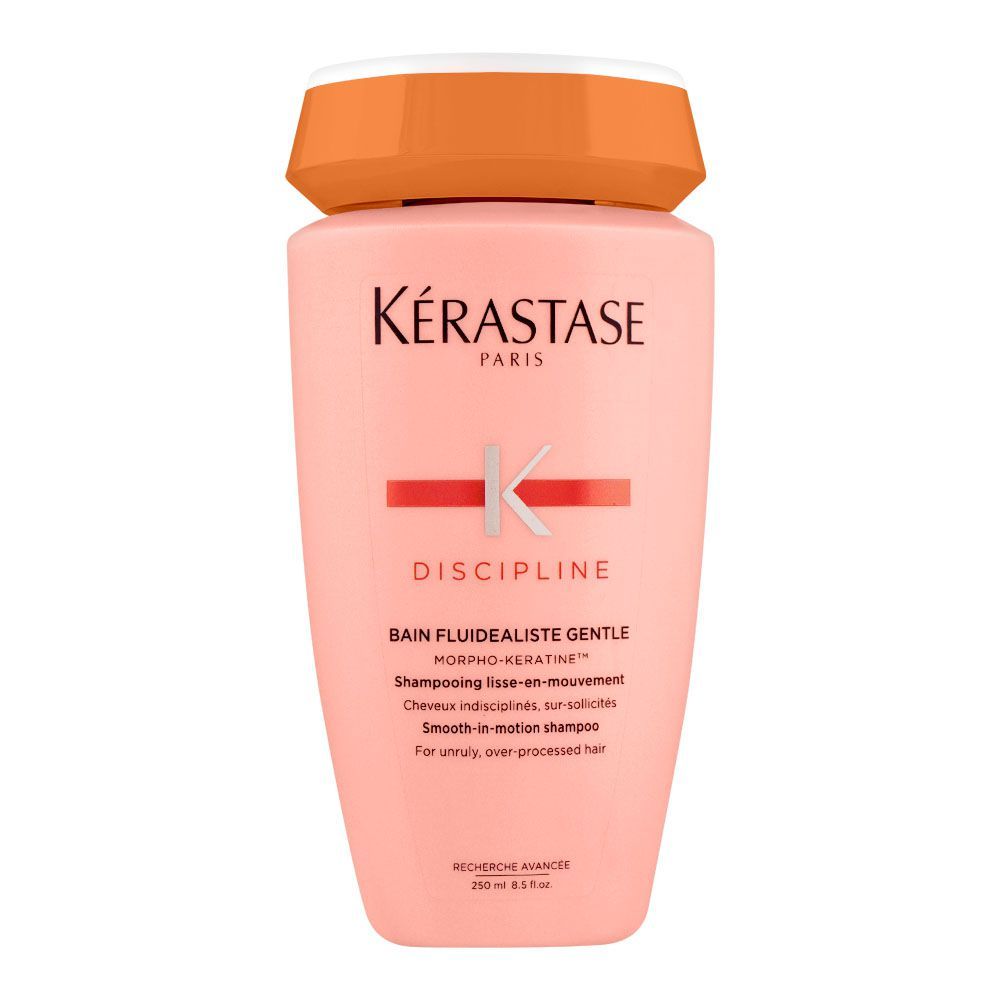 Kerastase Discipline Bain Fluidealiste Gentle Shampoo, For Unruly & Over-Processed Hair, 250ml